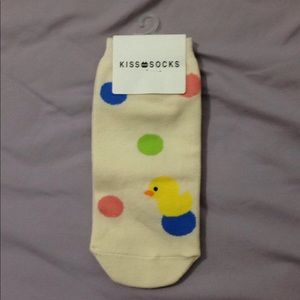 Kiss socks duck pattern size 24 (23-25cm)